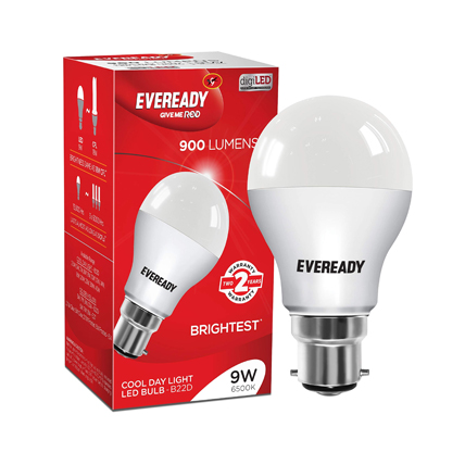 Eveready Led Bulb B22D 9W